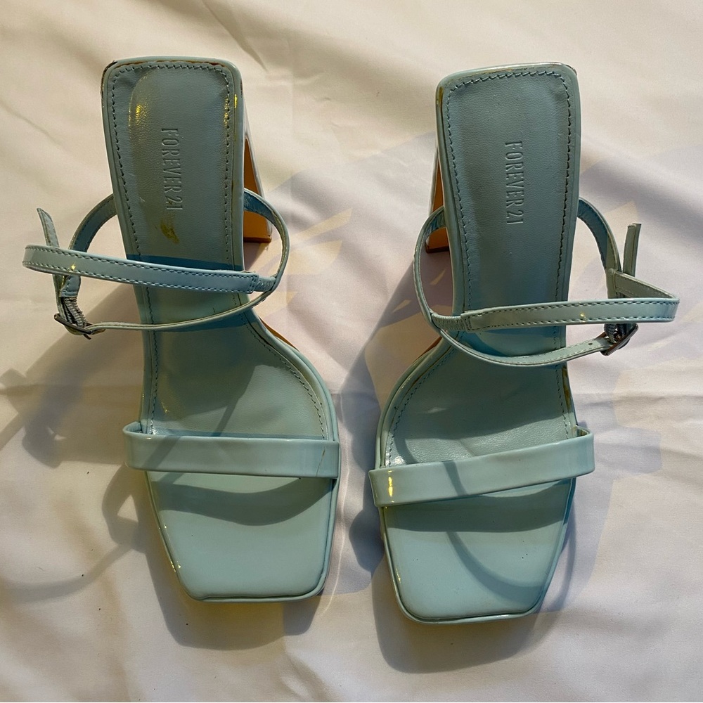 Forever 21 Women’s Heels - Light Blue - Size 6